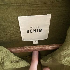 Sezane Khaki Will Jacket Small